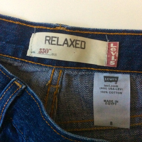 Levi’s 550 Relaxed Fit Jean Shorts Size 8 - Picture 8 of 12